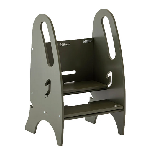 Shop Little Partners 3-in-1 Growing Step Stool, Olive Green at GoodBuy Gear