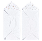 Shop Aden + Anais Essentials Cotton Muslin Hooded Towel, 2 Pack, Country floral at GoodBuy Gear