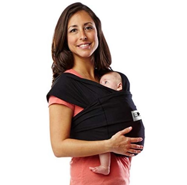 Baby K'tan Baby Carrier, Black, Breeze, X-Small