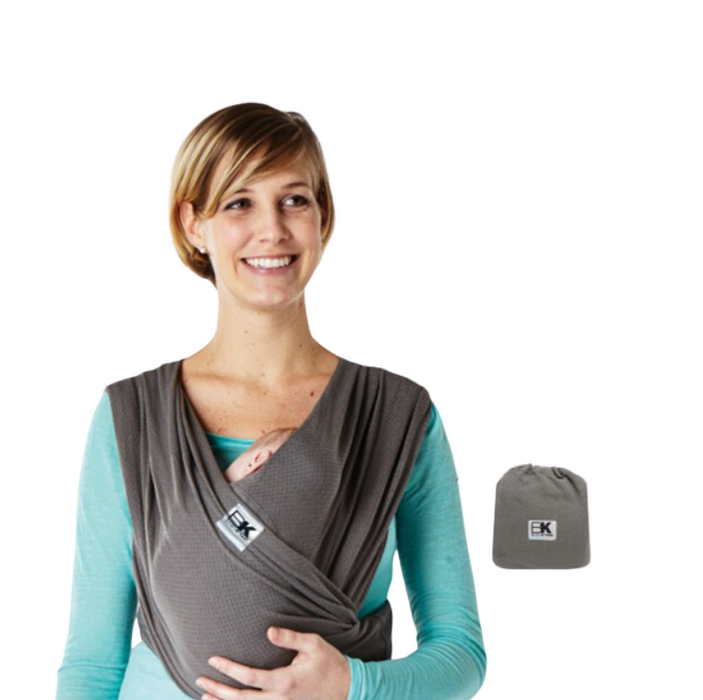 Baby K'tan Baby Carrier, Breeze, Charcoal, Medium