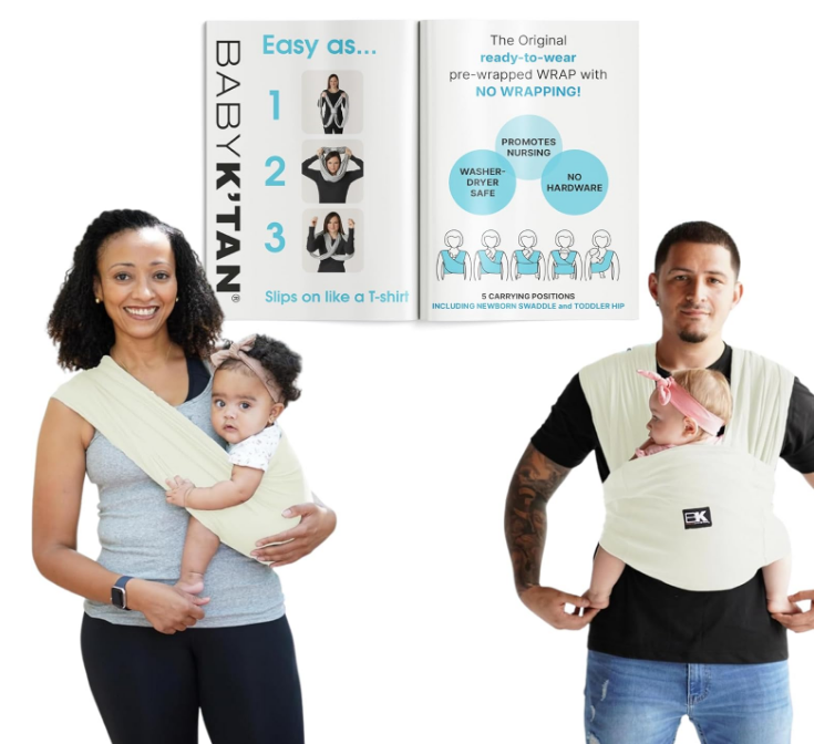 Baby K'tan Baby Carrier, Natural, Organic, X-Large