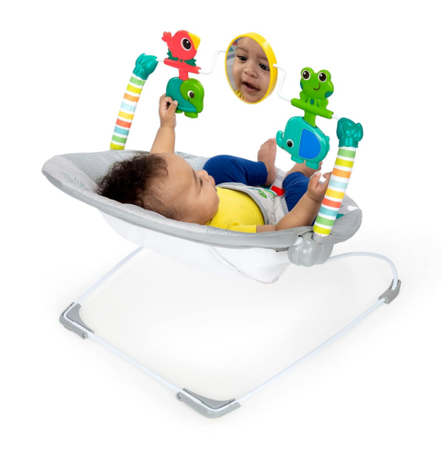 Bright Starts Vibrating Bouncer, Playful Paradise