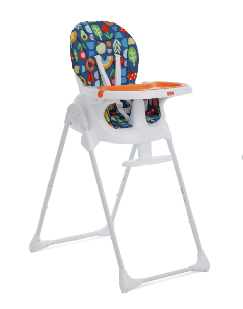 Fisher Price Tiny Bites High Chair, Rainbow Sherbert