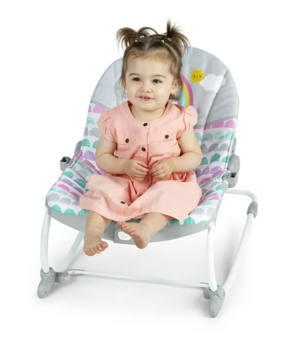 Bright Starts Baby To Big Kid Rocker, Rosy Rainbow