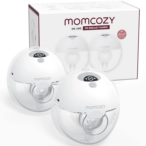 Shop Momcozy All-in-one M5 Double Wearable Breast Pump, Quill Grey at GoodBuy Gear