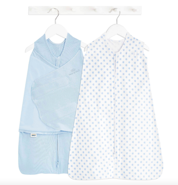 Halo SleepSack Gift Set, Chambray, Pack of 2, S/M