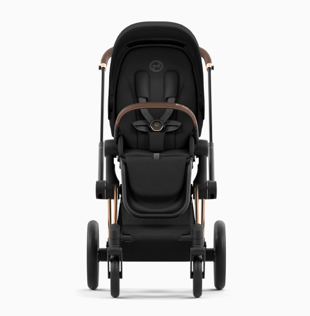 Cybex Priam4 Stroller, 2025, Rose Gold, Sepia Black