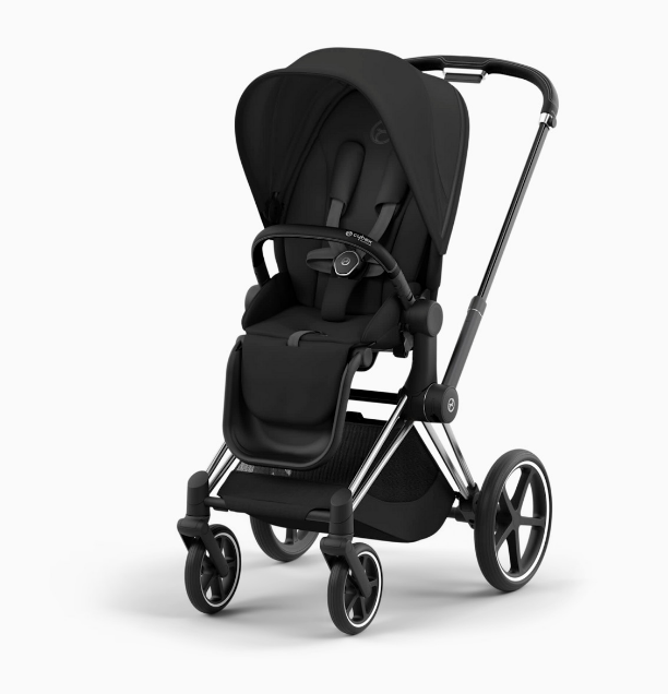 Cybex Priam4 Stroller, 2024, Chrome/Black, Sepia Black