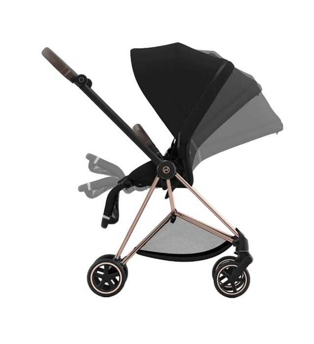 Cybex Mios3 Stroller, 2024, Rosegold, Sepia Black