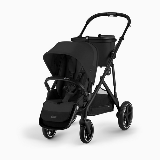 Shop Cybex Gazelle S Modular Stroller, 2024, Black Frame, Moon Black at GoodBuy Gear