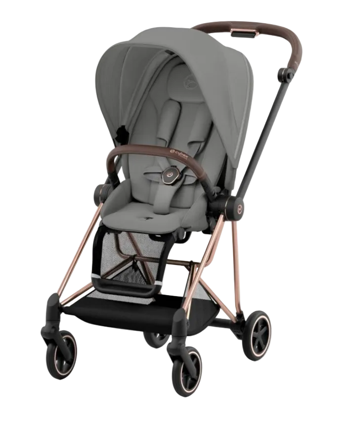 Cybex MIOS Stroller, 2024, Mirage Grey, Rose Gold - Open Box