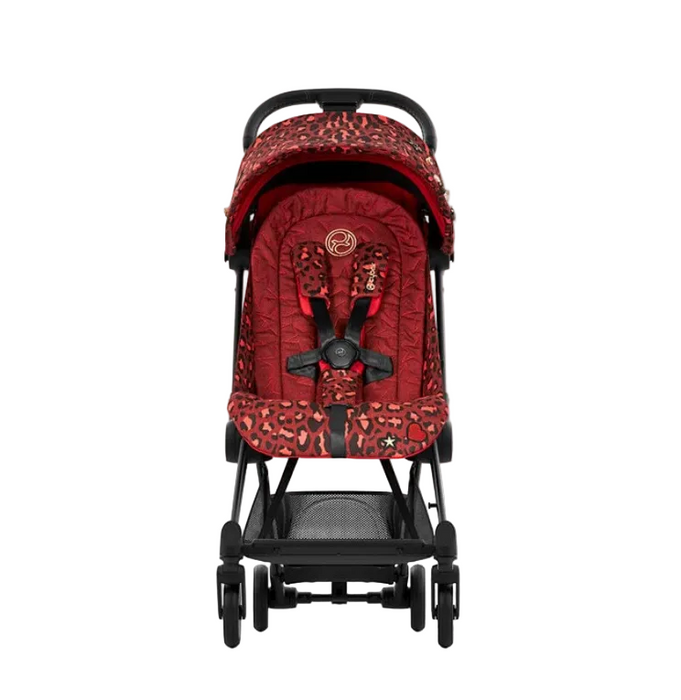 Cybex Coya Stroller, 2023, Matte Black, Rockstar (Red)