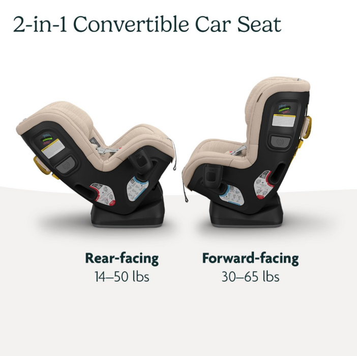 UPPAbaby Rove Convertible Car Seat, 2025, Kavneer (Almond Mélange)