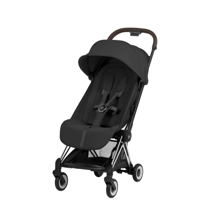 Cybex Coya Stroller, 2024, Chrome, Sepia Black