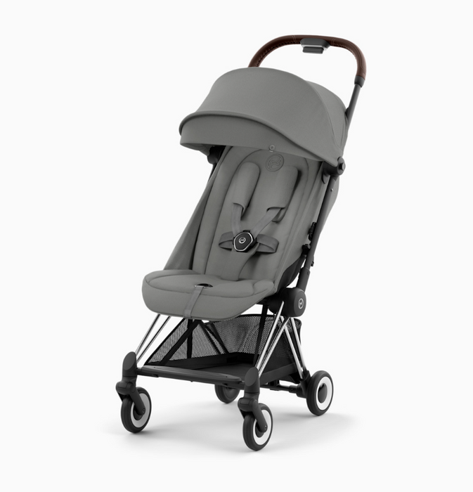 Cybex Coya Stroller, 2024, Chrome, Mirage Grey