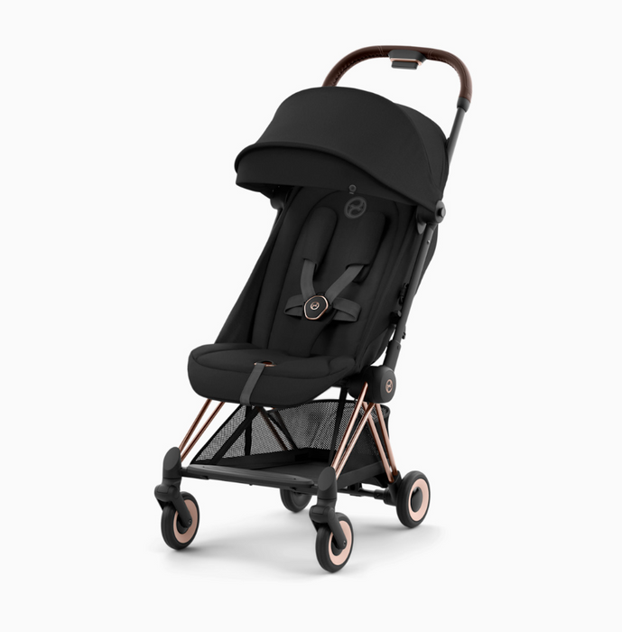 Cybex Coya Stroller, 2024, Rose Gold, Sepia Black