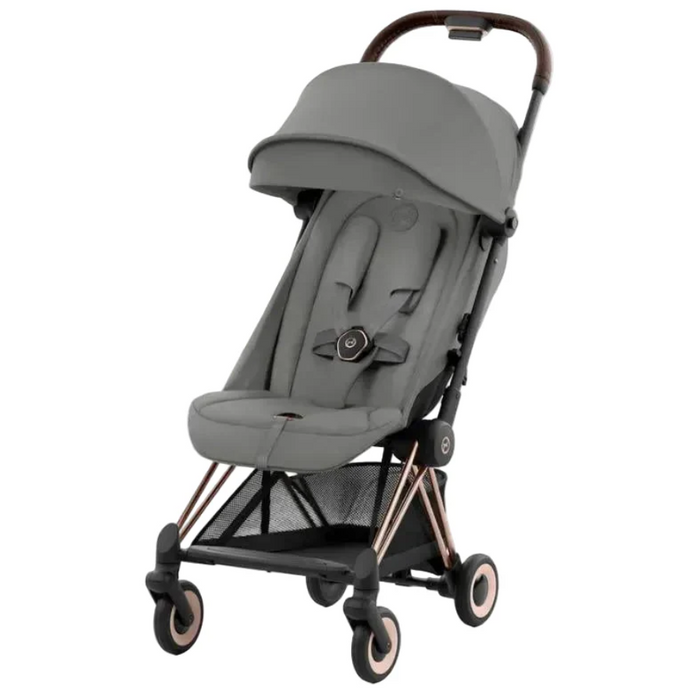 Cybex Coya Stroller, 2024, Mirage Grey, Rose Gold
