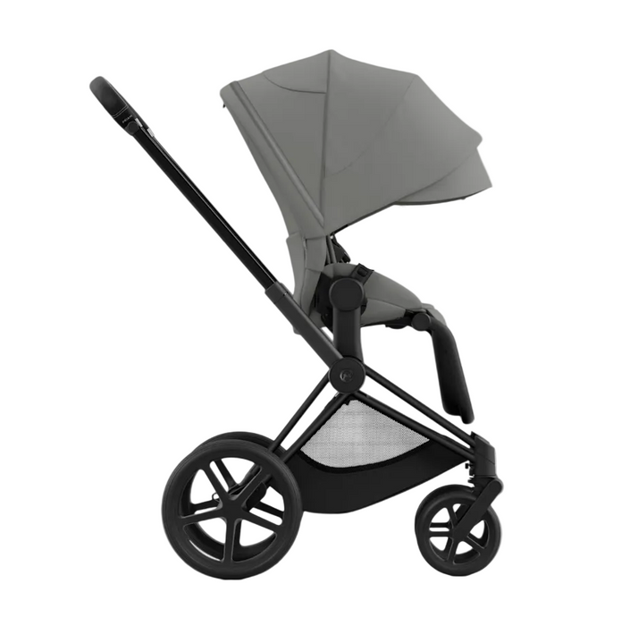 Cybex PRIAM Stroller, 2024, Matte Black, Mirage Grey