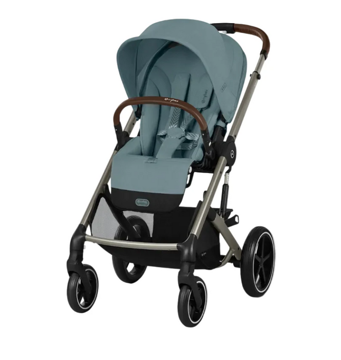 Cybex Balios S Lux Stroller, 2025, Black Frame, Stormy Blue