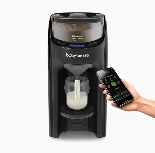 Baby Brezza Formula Pro Advanced WiFi Baby Formula Dispenser, Black