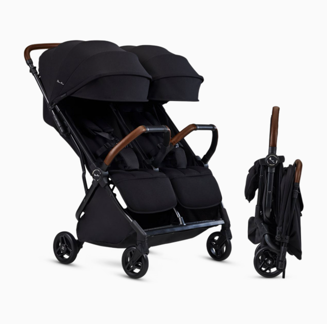 Silver Cross Jet Double Travel Stroller, Black, unknown