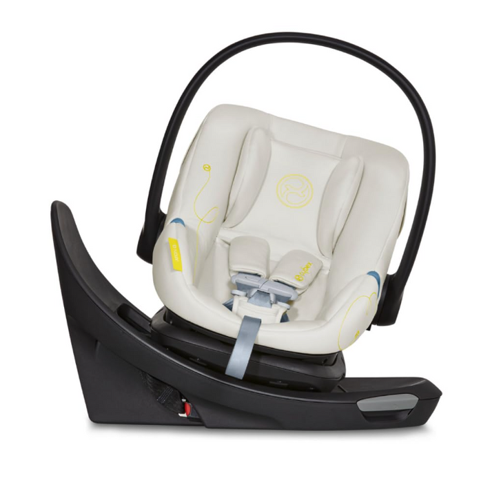 Cybex Aton G Swivel SensorSafe Rotating Infant Car Seat, 2023, Seashell Beige