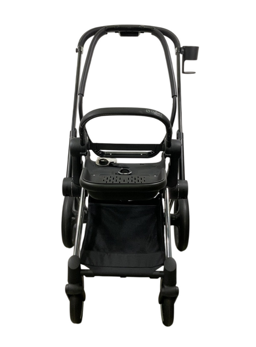 Cybex PRIAM Stroller Frame And Seat, 2024, Chrome/Black