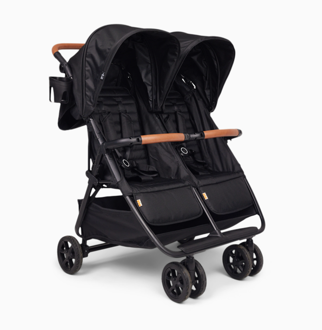 Zoe The Twin V2 Double Stroller, 2025, Black