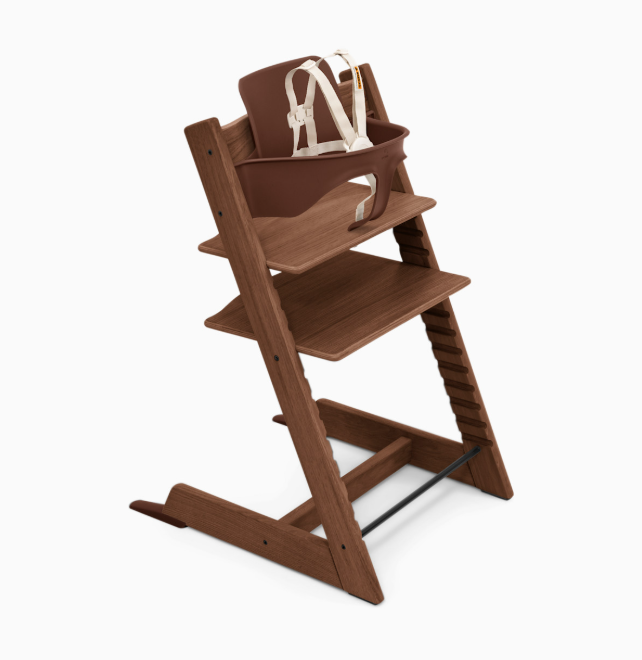 Stokke Tripp Trapp High Chair With Baby Set, 2, Oak Warm Brown
