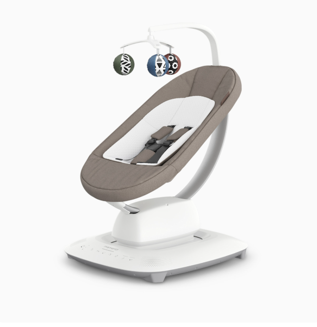 UPPAbaby Mamaroo Smart Swing, Wells (Dark Taupe Melange)
