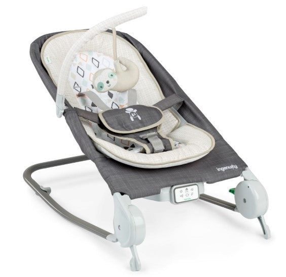 Ingenuity Happy Belly Rock-to-Bounce Massage Seat, Parker