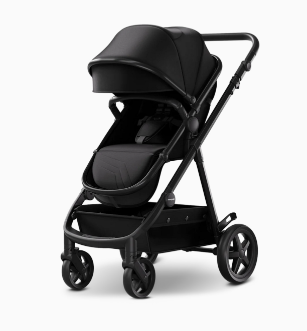 Mompush Meteor 2 Stroller, 2026, Black, Black Frame