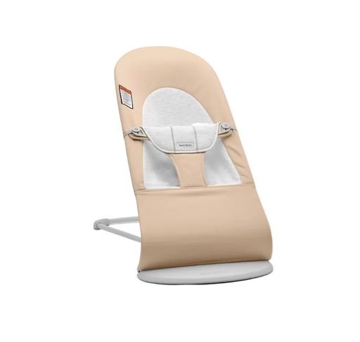 Shop BabyBjorn Bouncer Balance Soft, Beige/Gray, Light Gray Frame at GoodBuy Gear