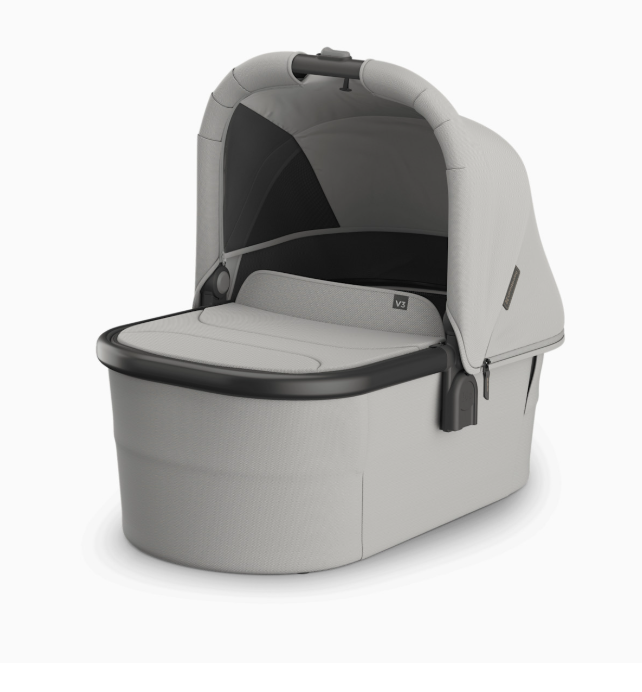 UPPAbaby V3 Bassinet, Savannah (Pearl Gray Jacquard)