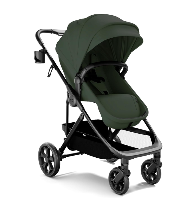 Mompush Wiz Pro 4-in-1 Baby Stroller with Newborn Mode, 2025, Forest