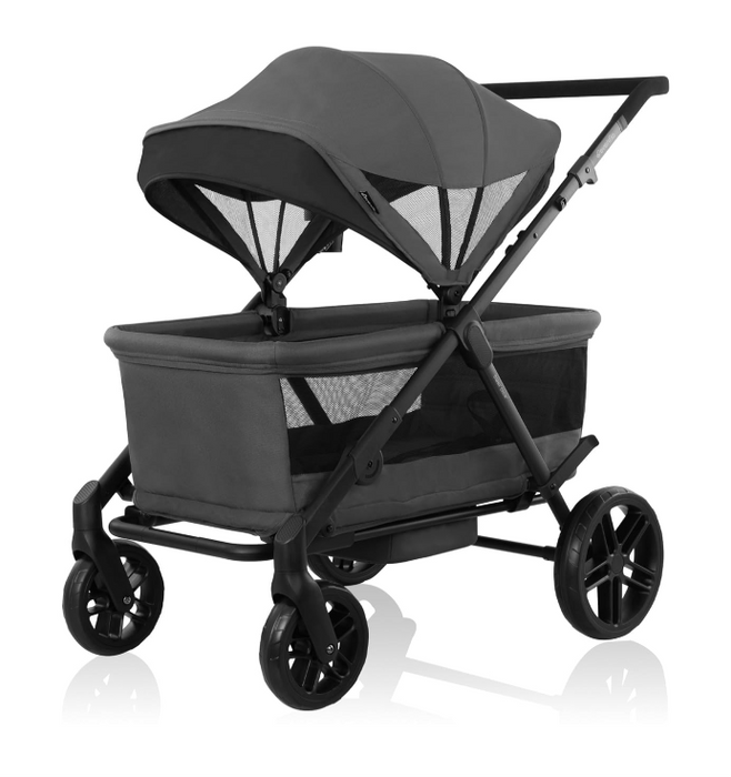 Evenflo Omni Crew 3-in-1 Stroller Wagon, Oyster Grey