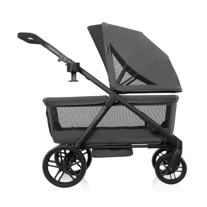 Evenflo Omni Crew 3-in-1 Stroller Wagon, Oyster Grey