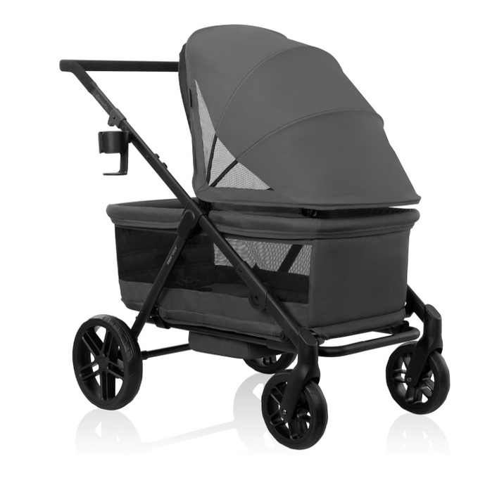 Evenflo Omni Crew 3-in-1 Stroller Wagon, Oyster Grey