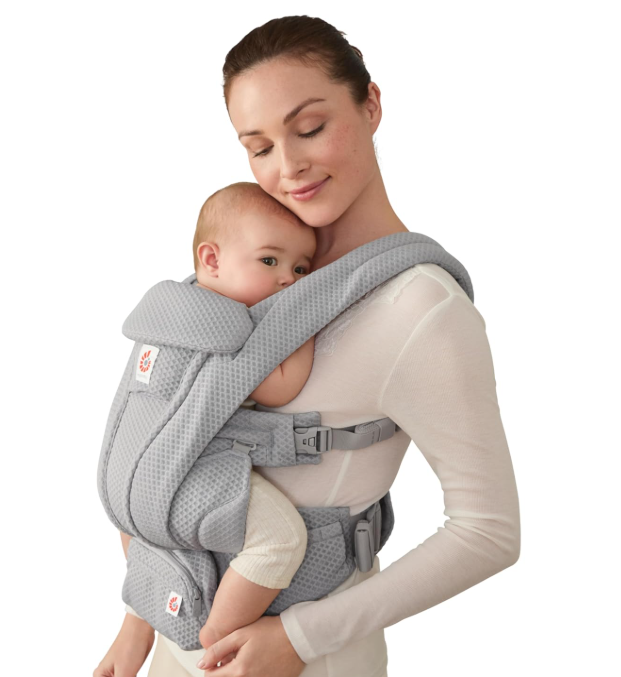 Ergobaby Omni Deluxe Baby Carrier, Mesh, Pearl Grey