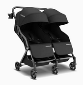 Shop Mompush Lithe Double Stroller, 2025, Black at GoodBuy Gear