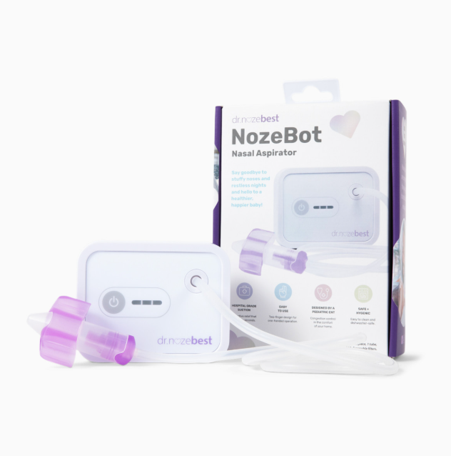 Dr. Nozebest NozeBot Nasal Aspirator, Newborn safe