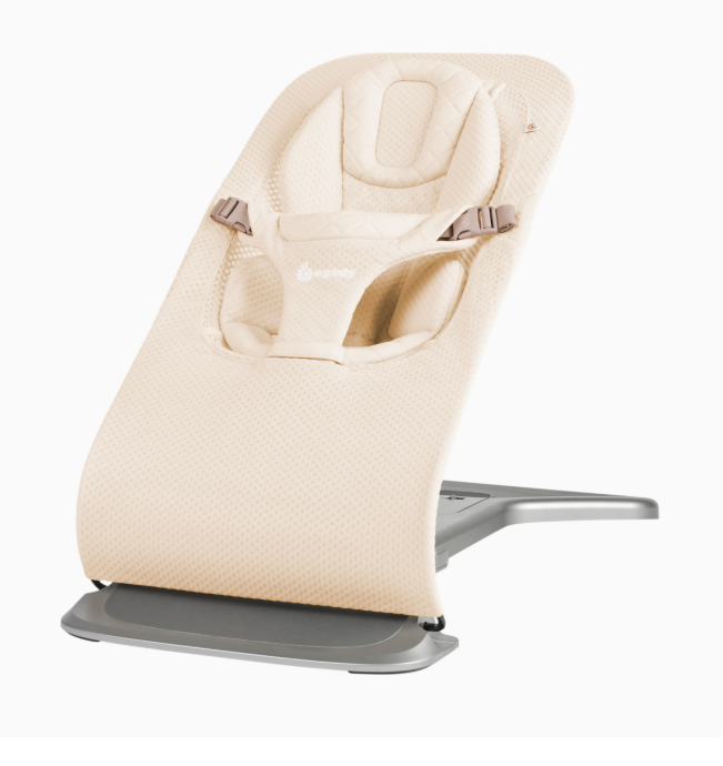 Ergobaby Evolve 3-in-1 Bouncer, Cream, Mesh