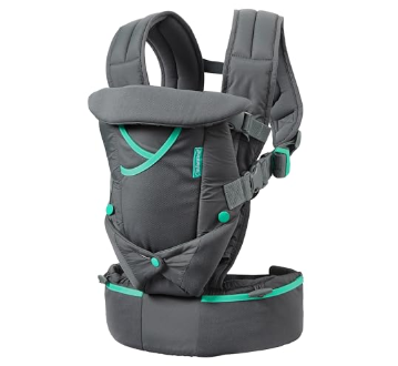 Infantino Carry On Active Multi Pocket Carrier, Gray (New Version)