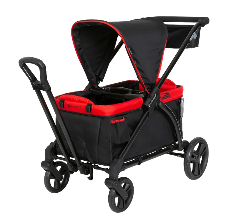 Baby Trend Tour LTE 2-in-1 Stroller Wagon, 2024, Mars Red