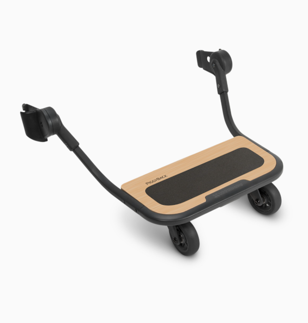UPPAbaby VISTA PiggyBack Ride-Along Board (2015+), Natural Wood/Black