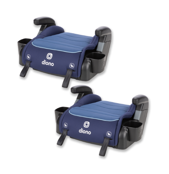 Diono Connect3 RXT Backless Booster Pack of 2, 2025, Blue Surge