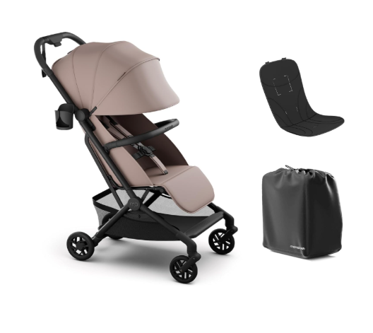 Mompush Velo Lightweight Travel Stroller, Pink, 2025