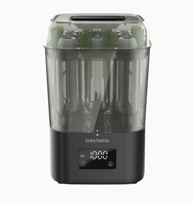 Baby Brezza 10 Minute SuperQuick Bottle Sterilizer + Dryer, Black