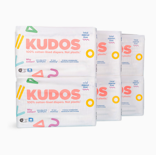 Shop Kudos Diapers, White, Size 2, 198 at GoodBuy Gear