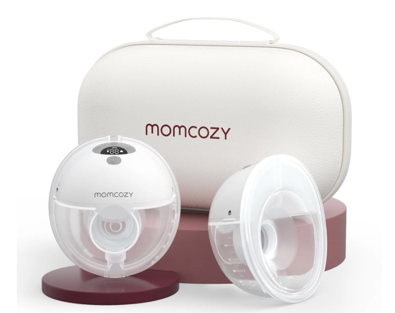 Momcozy All-in-one M5 Double Wearable Breast Pump, Quill Grey